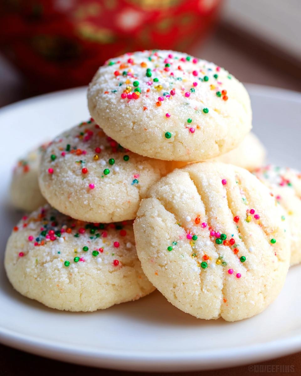 Fluffy Whipped Shortbread Cookies: 36 Magic Bites 4 Whipped Shortbread Cookies - detail 1