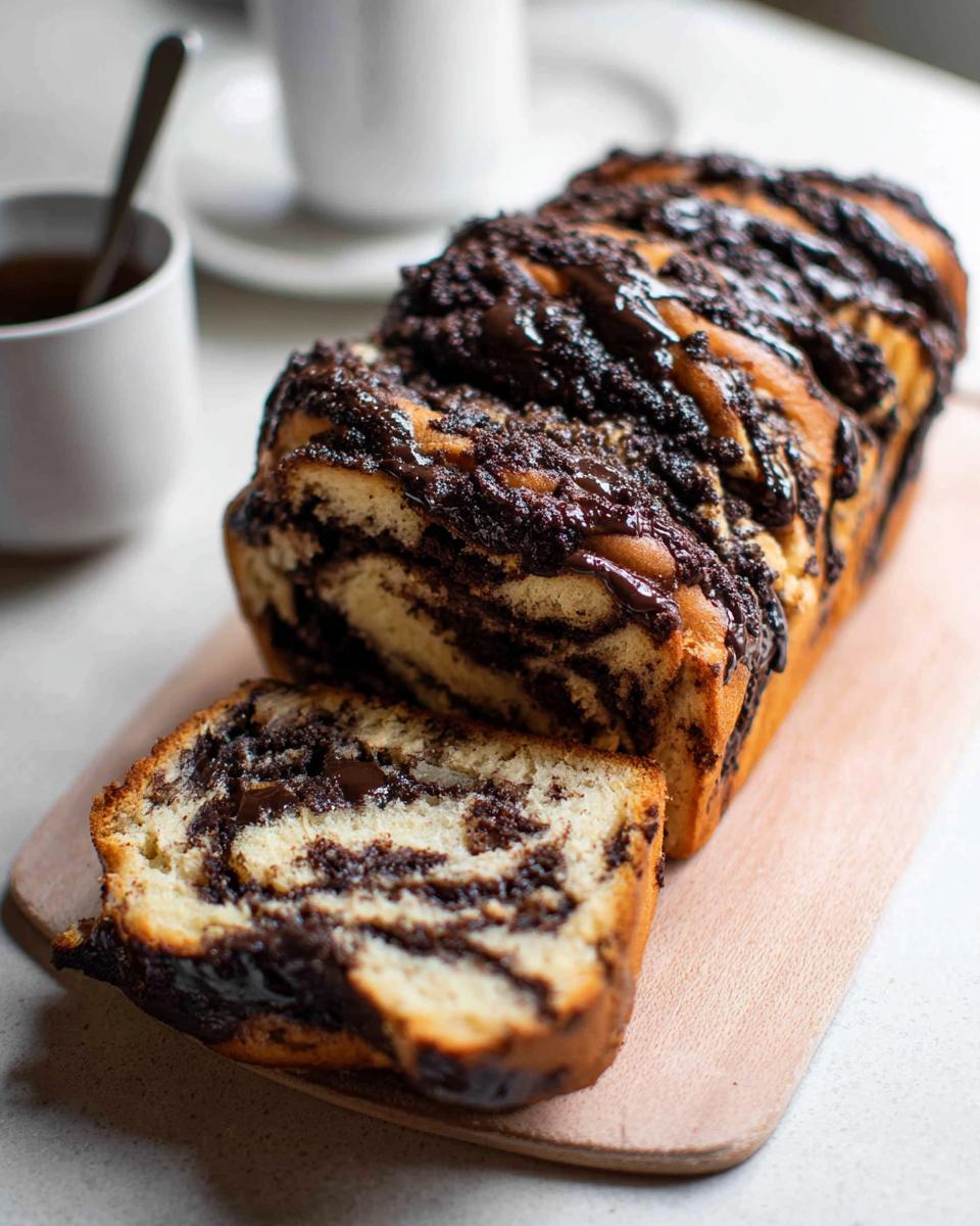 Winter Chocolate Babka - detail 2