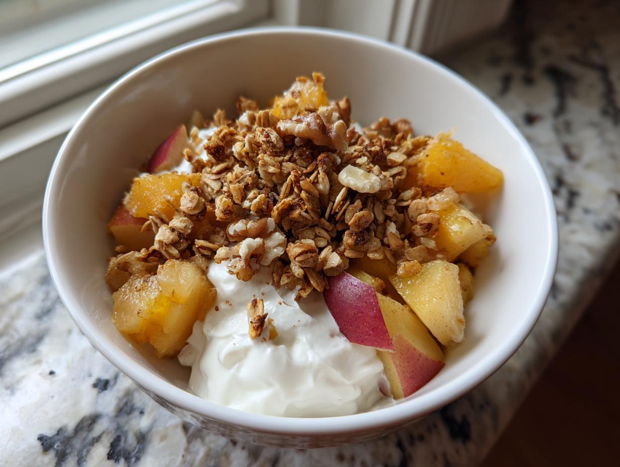 Yogurt Bowl with Fruit and Granola: 1 amazing fix