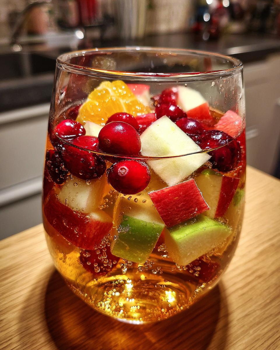 apple pie sangria - detail 1