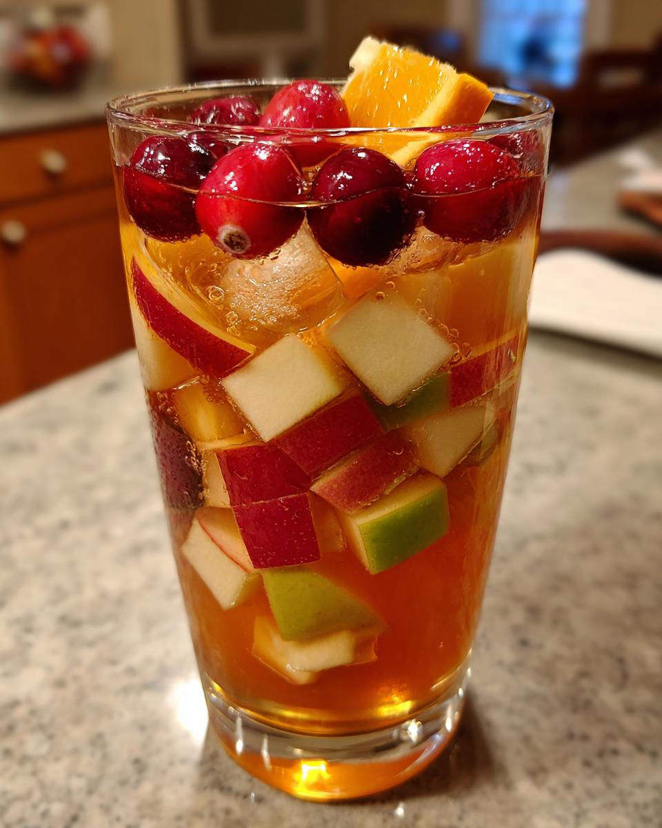 apple pie sangria - detail 2