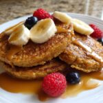 banana oat pancakes no sugar