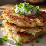 cheesy potato pancakes