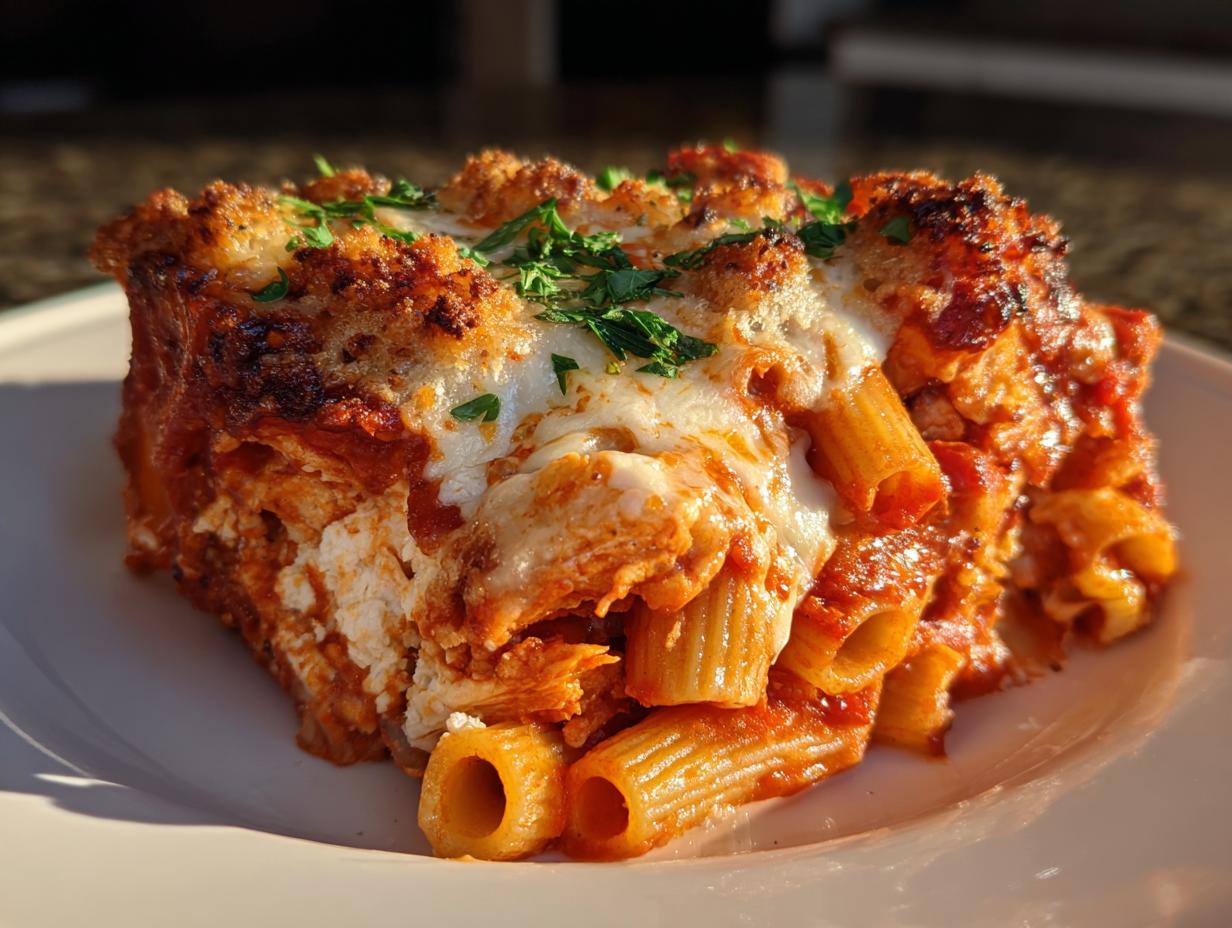 5 Star cozy chicken parmesan bake Secret