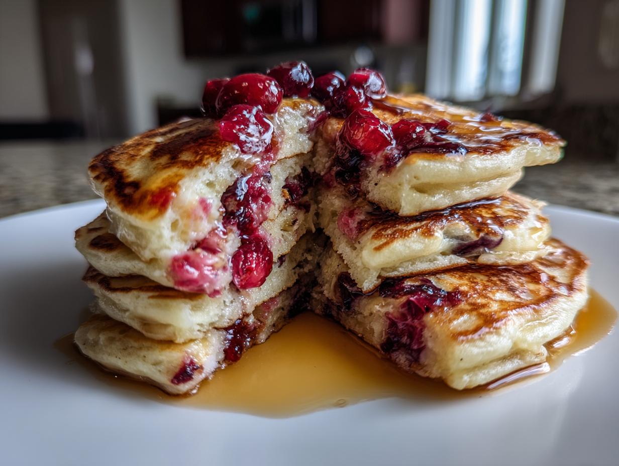 Amazing 3-Step Cranberry Orange Pancakes