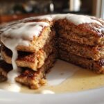 gingerbread pancakes with glaze​