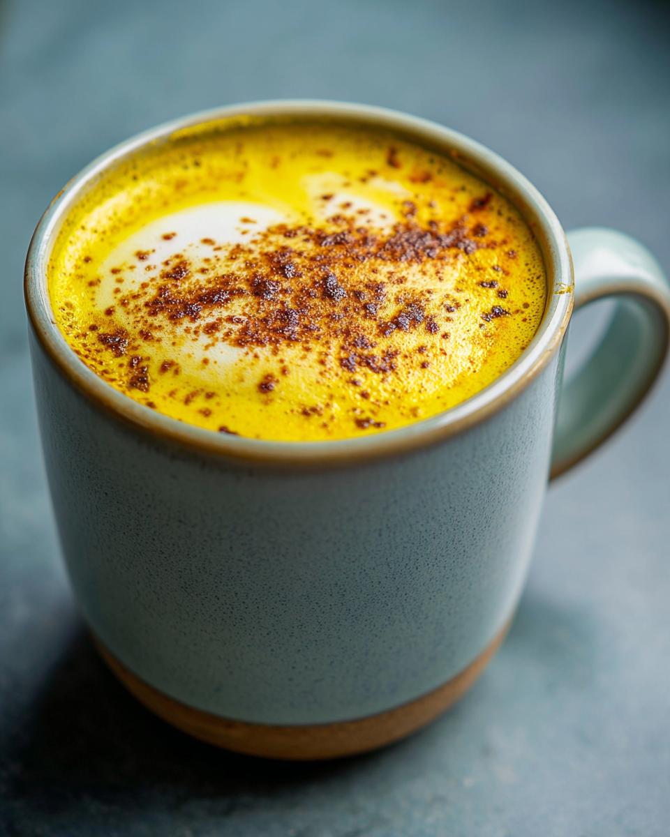 golden turmeric latte - detail 1