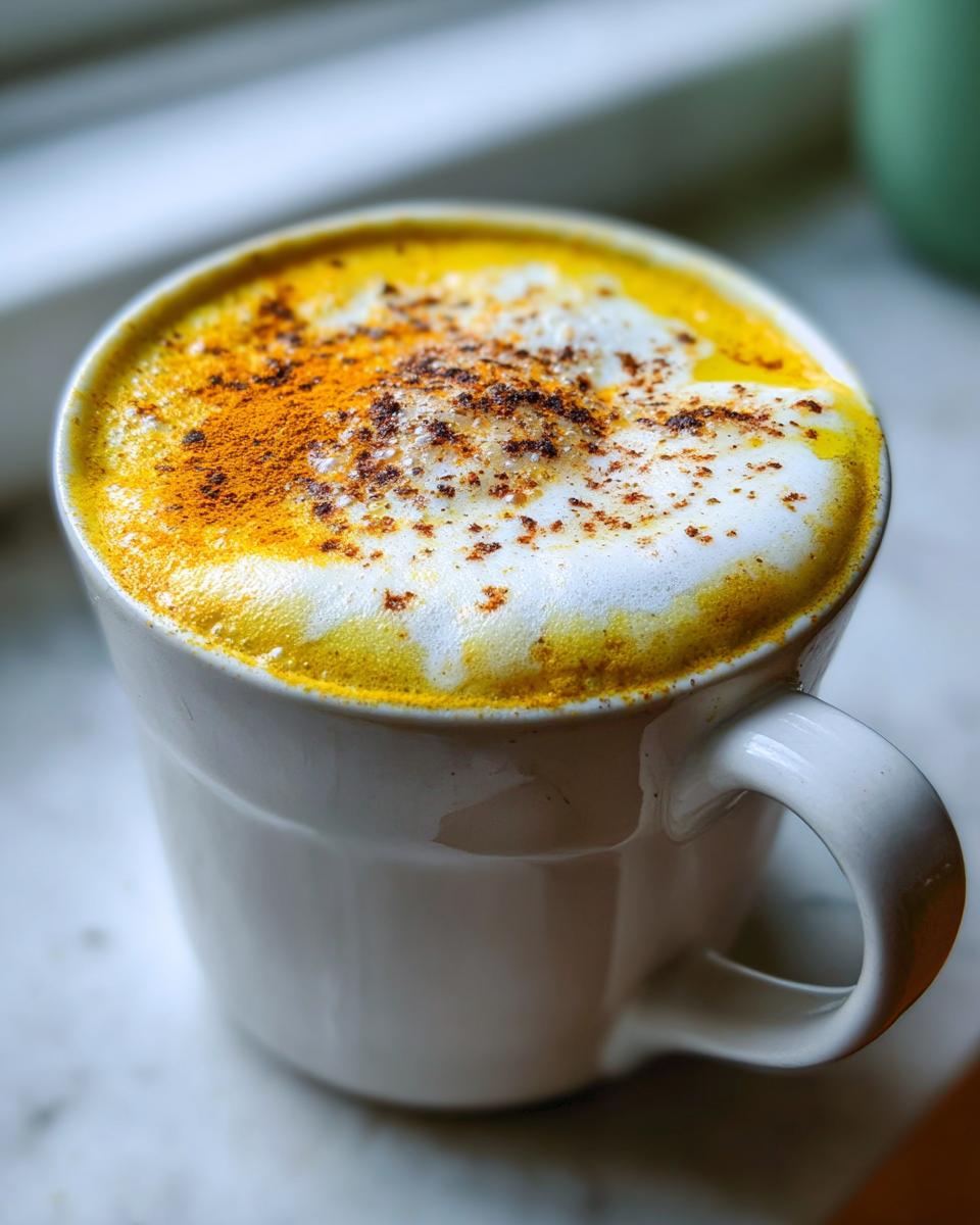 golden turmeric latte - detail 2