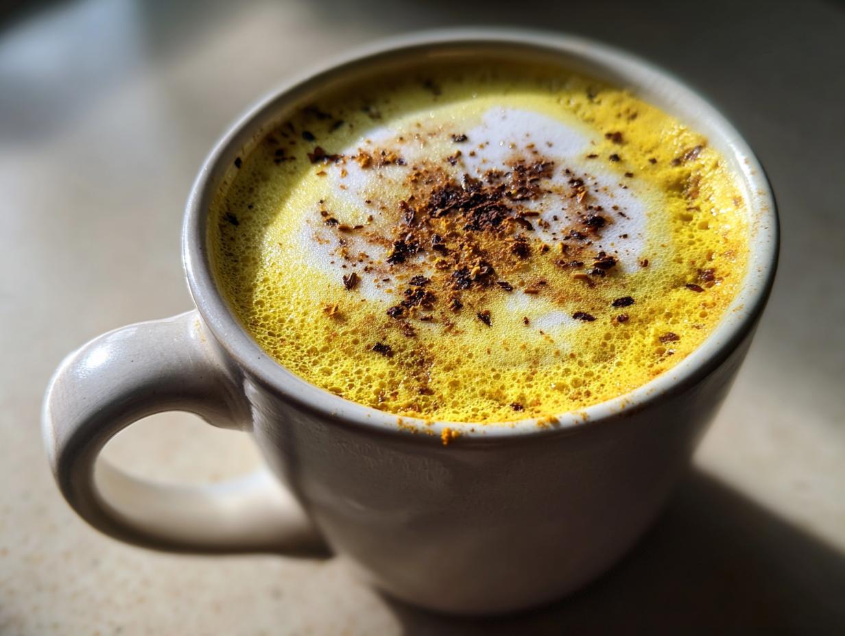 Amazing 10-Minute golden turmeric latte joy