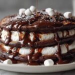 hot chocolate pancakes
