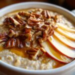 maple pecan overnight oats
