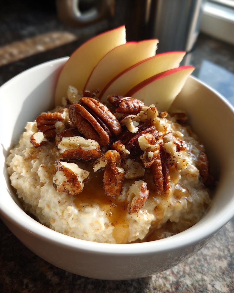 maple pecan overnight oats - detail 2