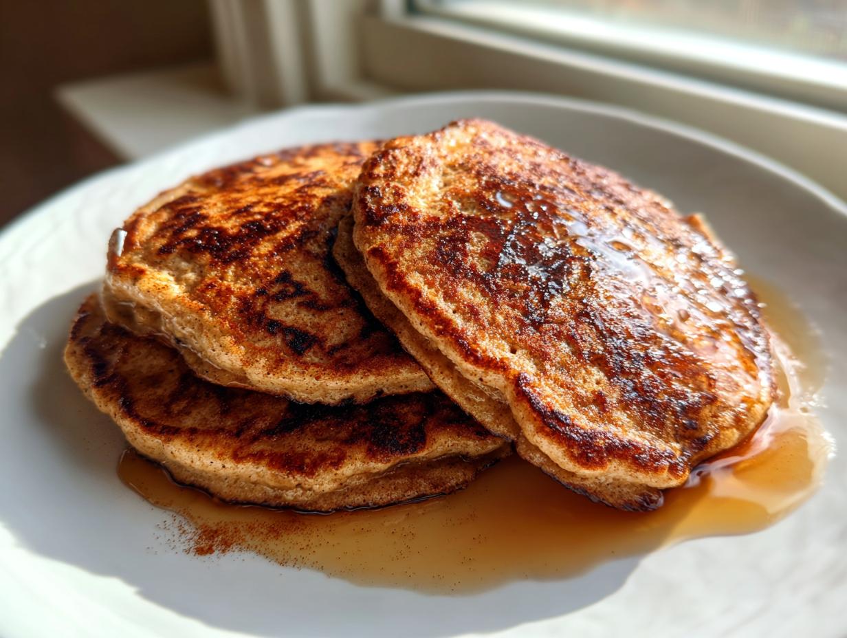 Amazing oat banana egg pancakes in 3 mins