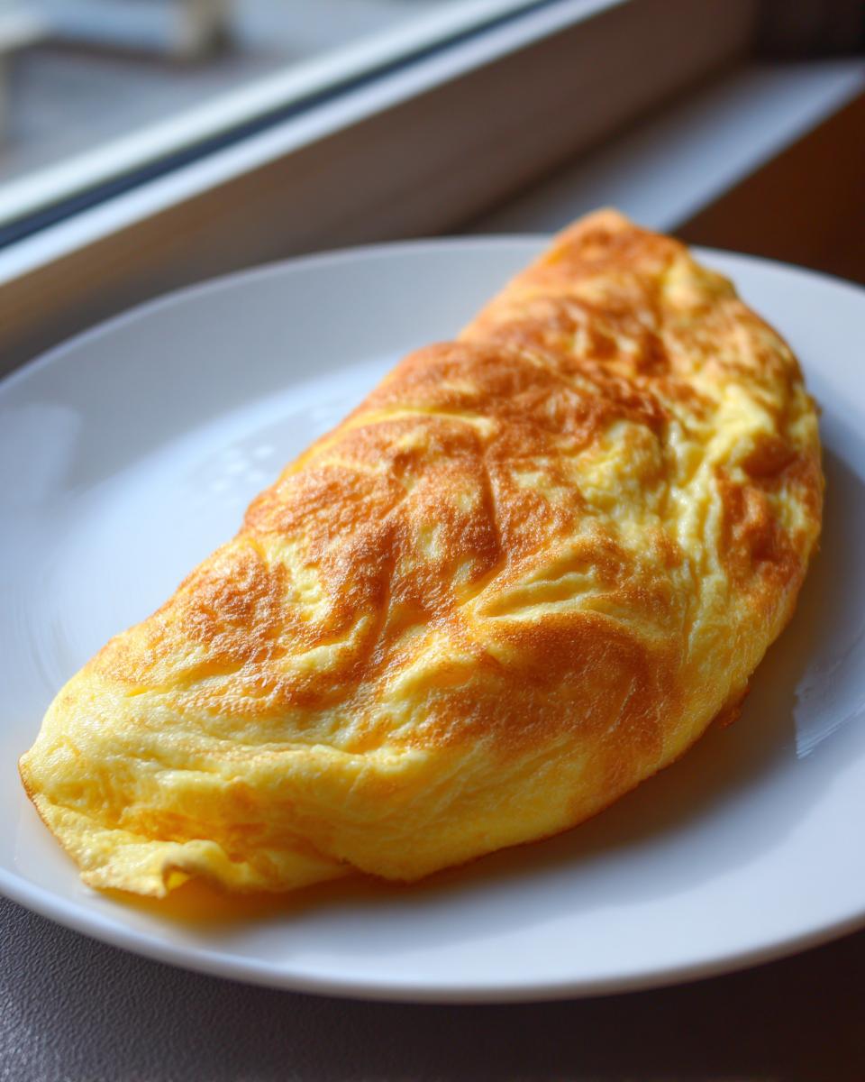 omelette with butter and eggs​ - detail 2