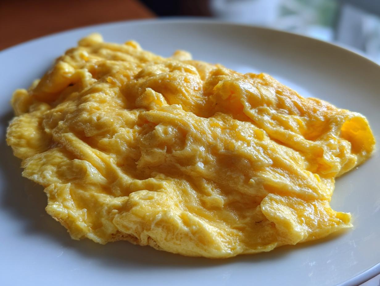 3 minute omelette with butter and eggs magic