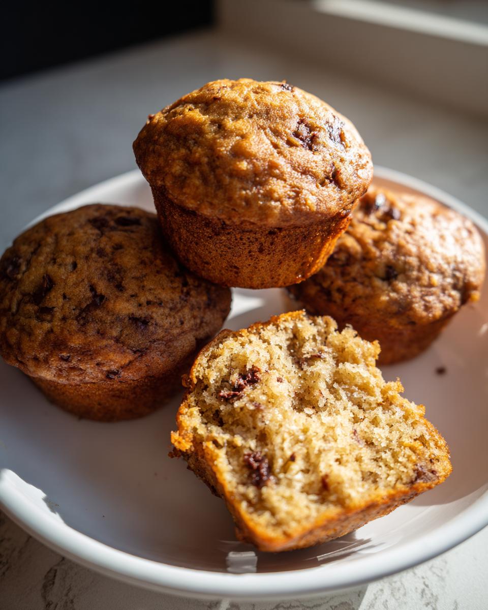 protein banana muffins - detail 2