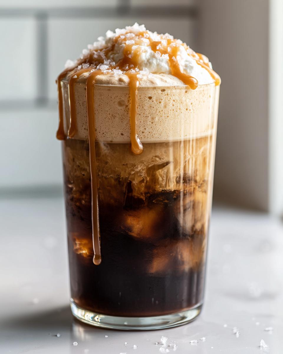 salted caramel cold brew foam - detail 1