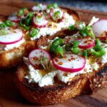 savory cottage cheese toast