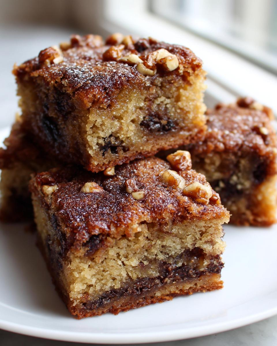 sheet pan banana muffin bars - detail 1