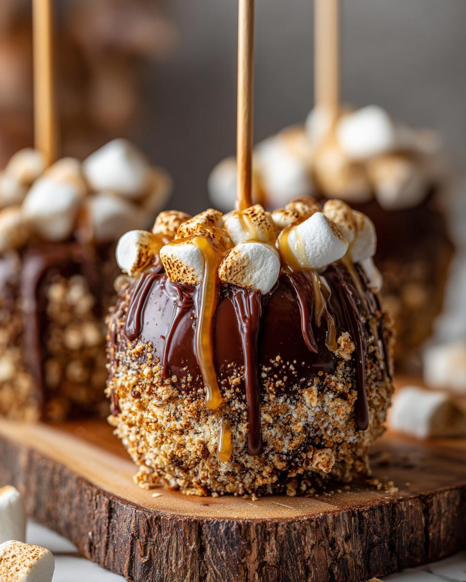 Amazing smores candy apples in 5 steps 4 smores candy apples - detail 1
