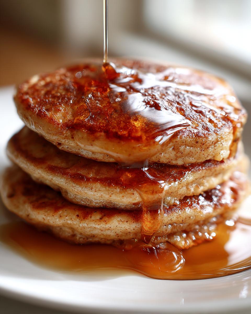 spiced pumpkin pancakes - detail 1