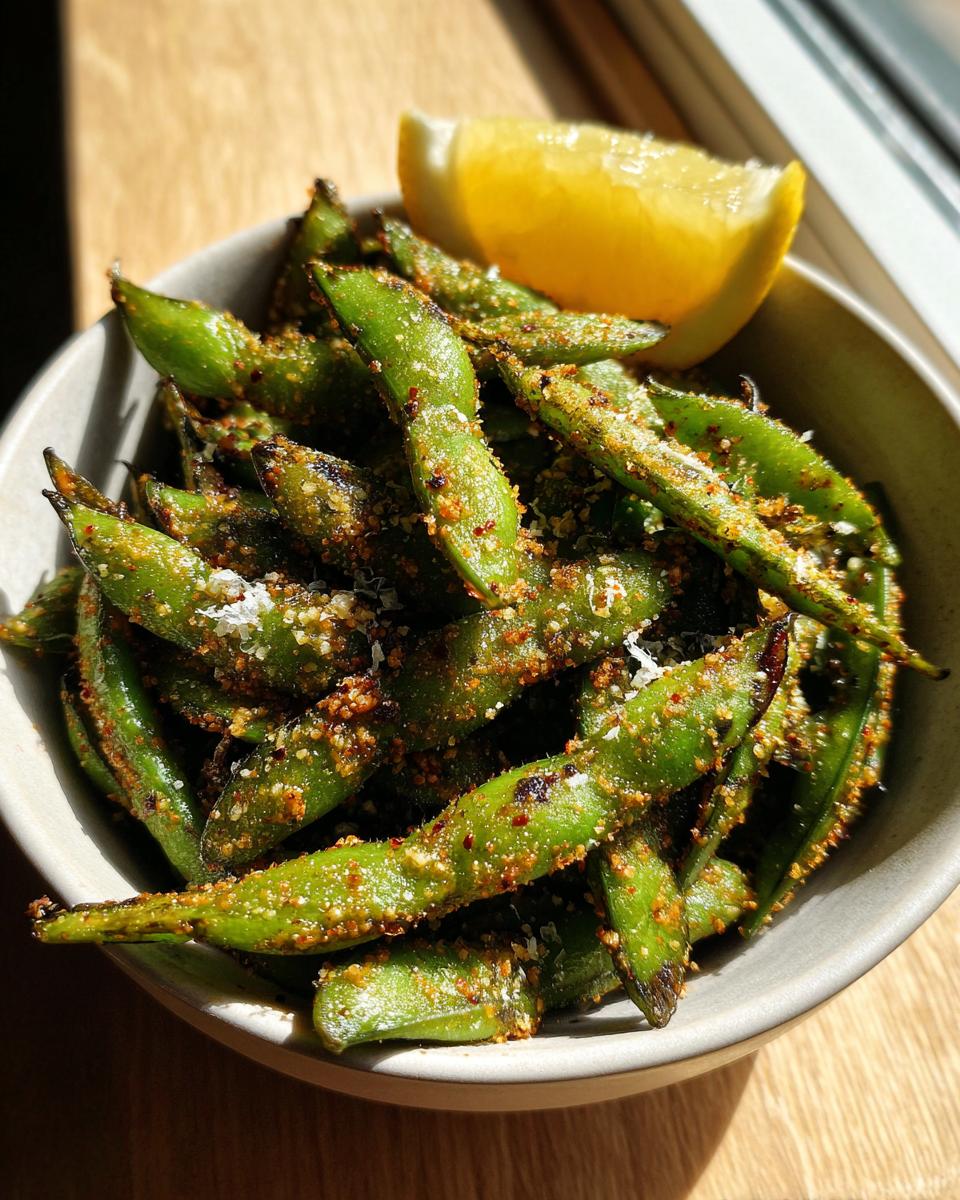 Air Fryer Parmesan Edamame - detail 1