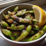 Air Fryer Parmesan Edamame