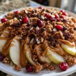 Apple Nachos with Peanut Butter Drizzle
