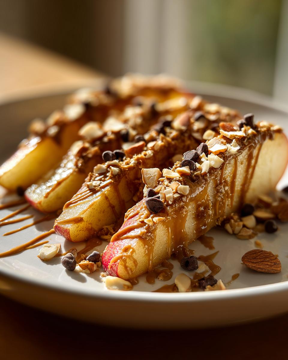 Apple nachos - detail 1