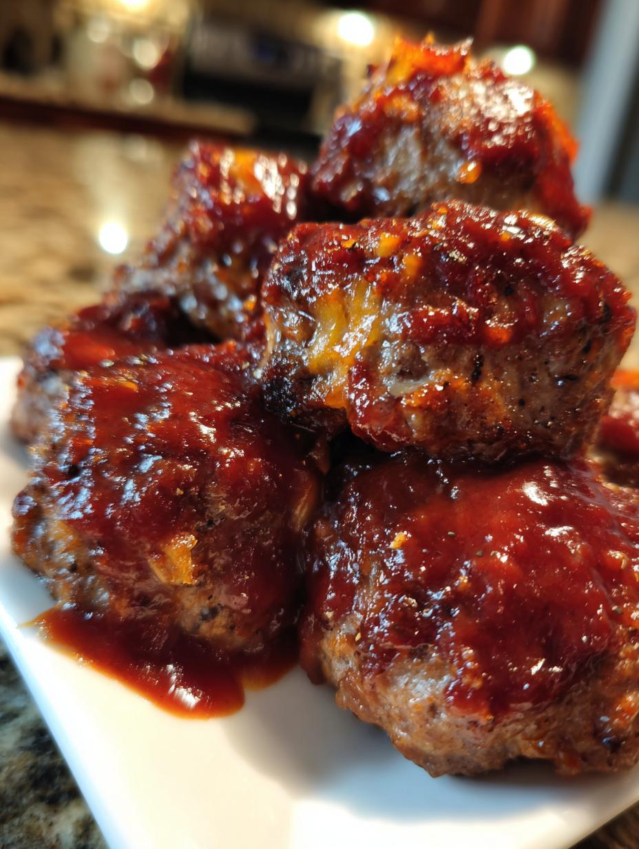 BBQ Meatball Party Appetizers - detail 2