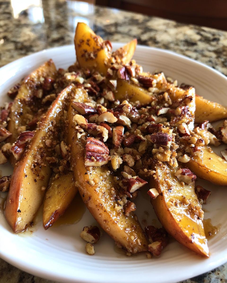 Baked Apple Slices with Cinnamon and Nuts Recipe - detail 1