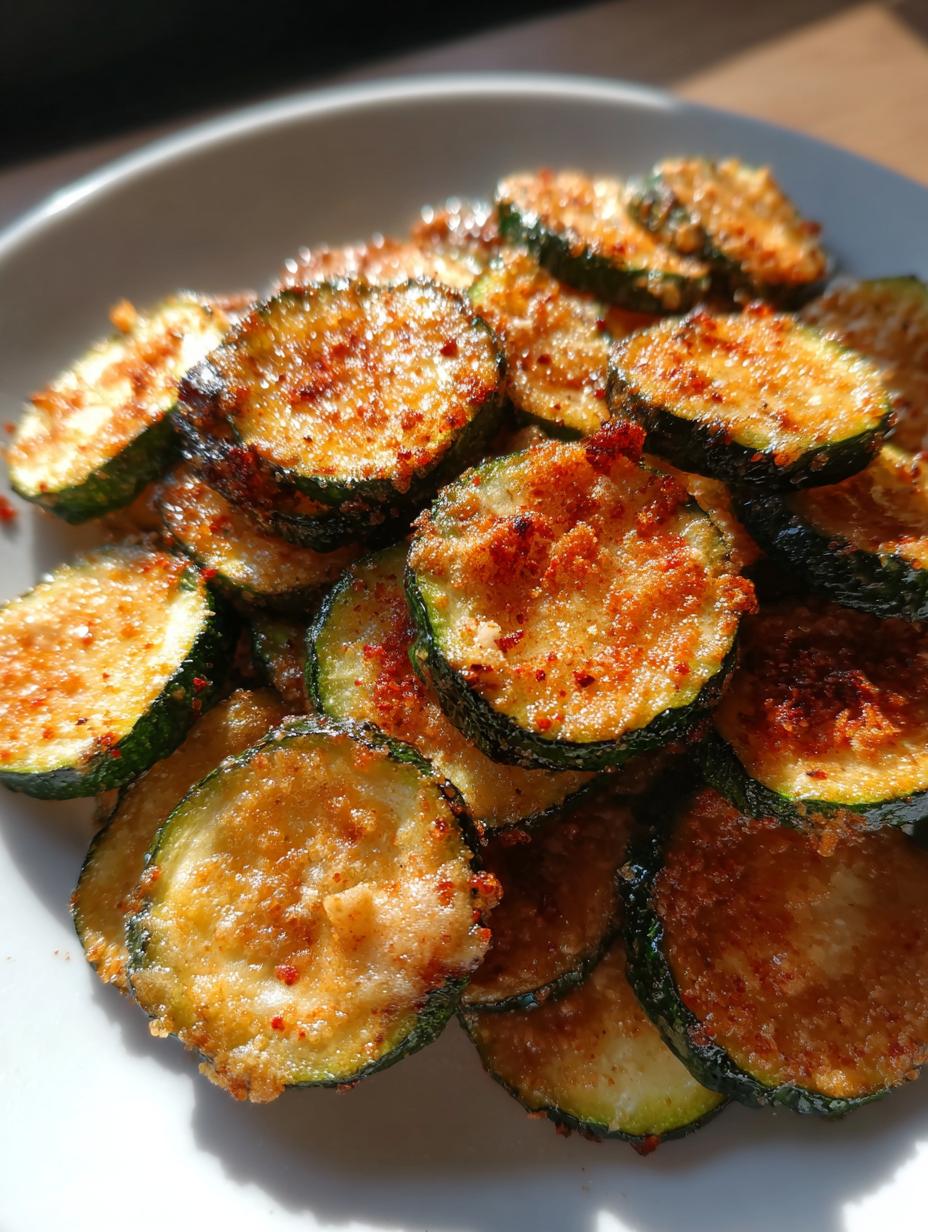 Baked zucchini chips - detail 2