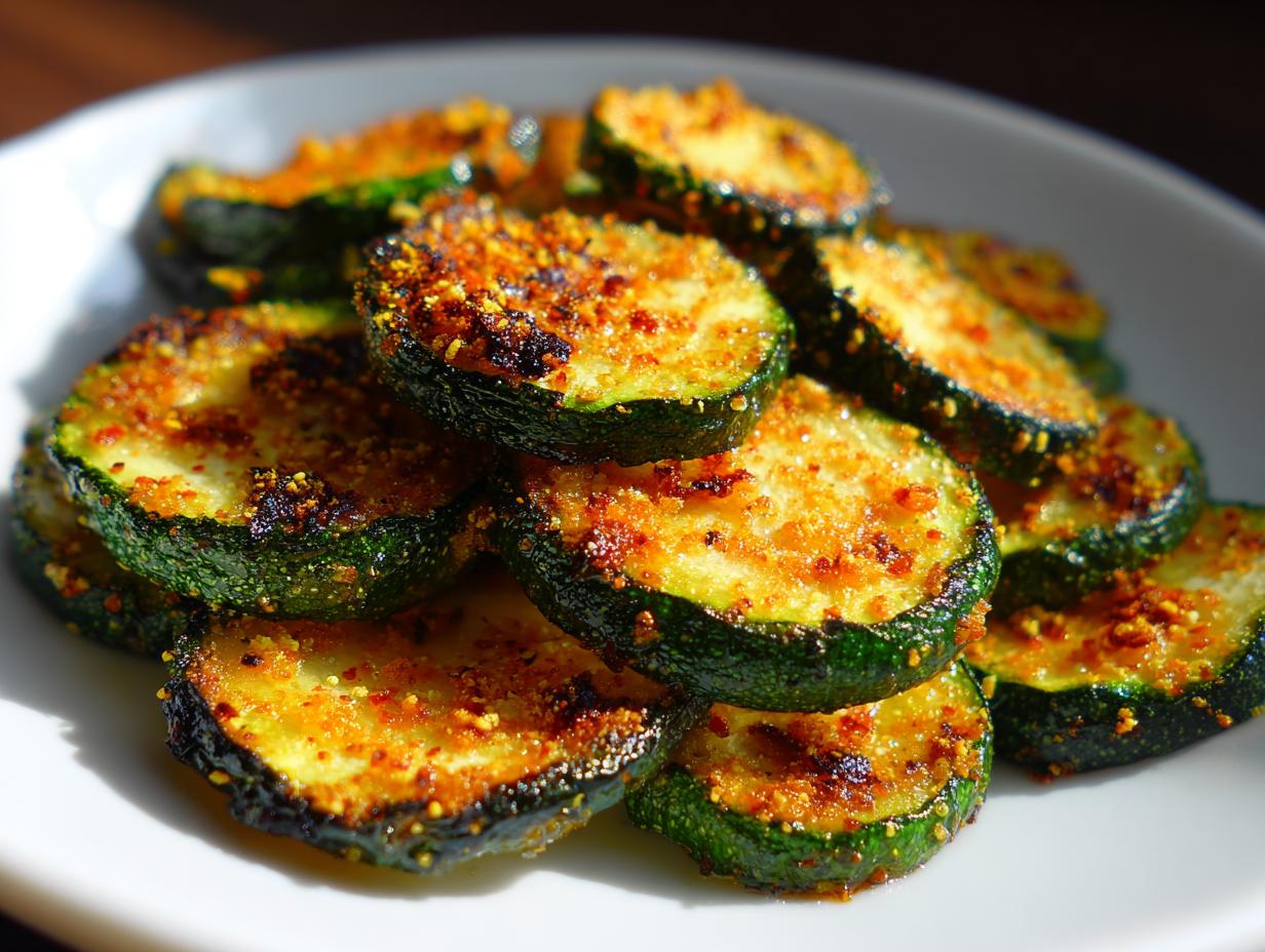 Amazing 120-Calorie Baked Zucchini Chips