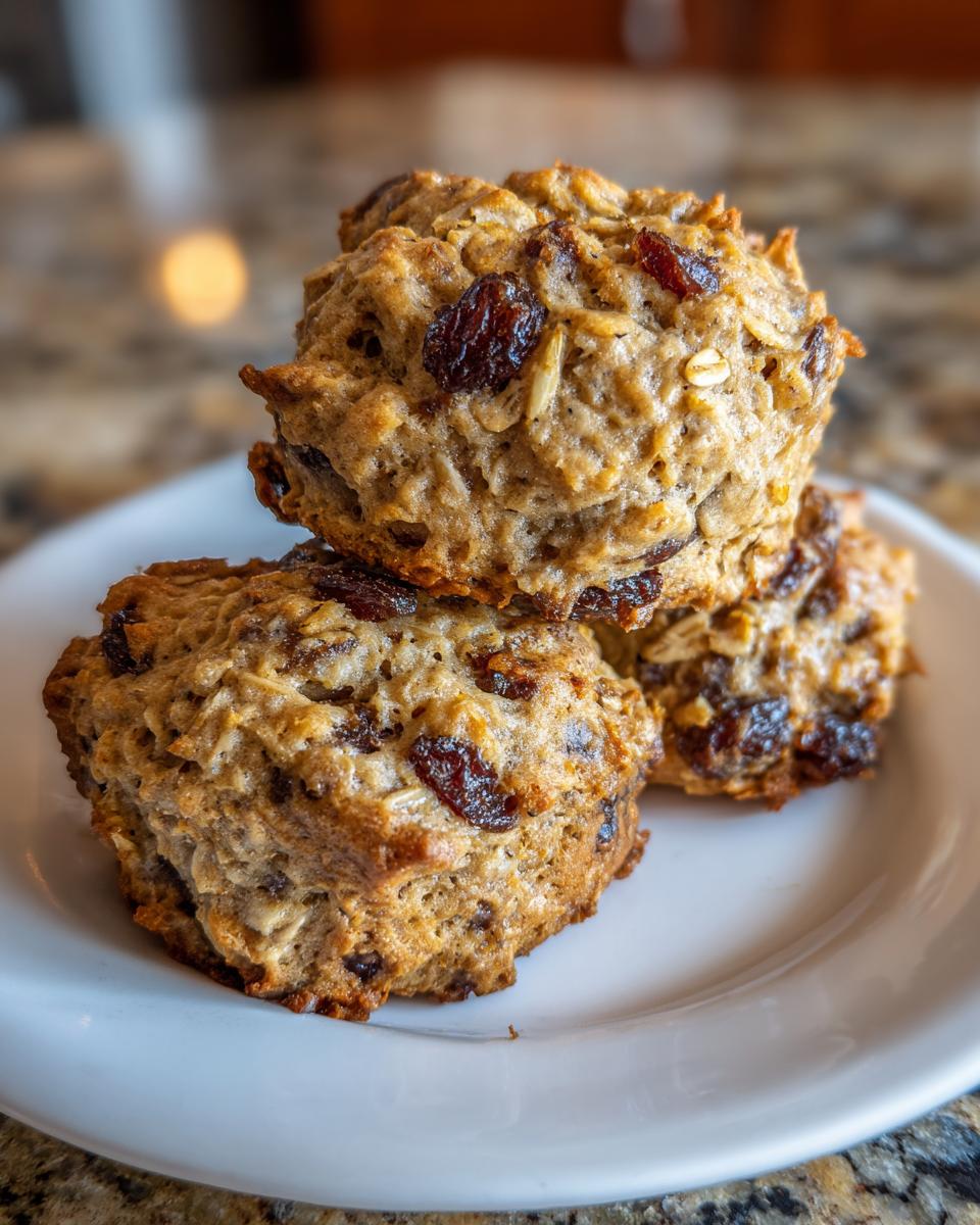 Banana Oatmeal Breakfast Cookies - detail 1