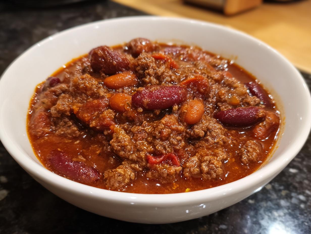 Amazing 45-Minute Beef Chili