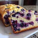 Blueberry lemon sourdough bread
