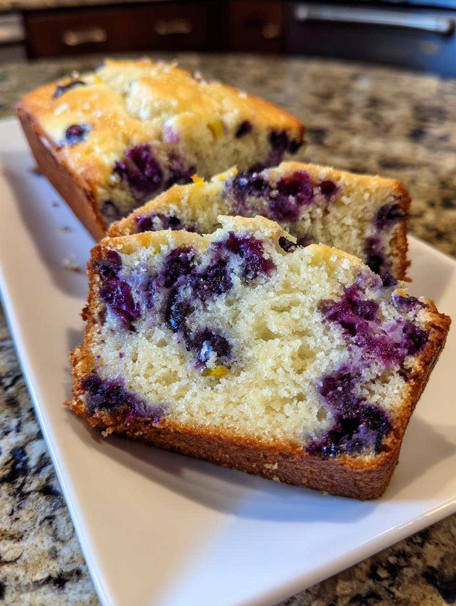 Blueberry lemon sourdough bread - detail 2