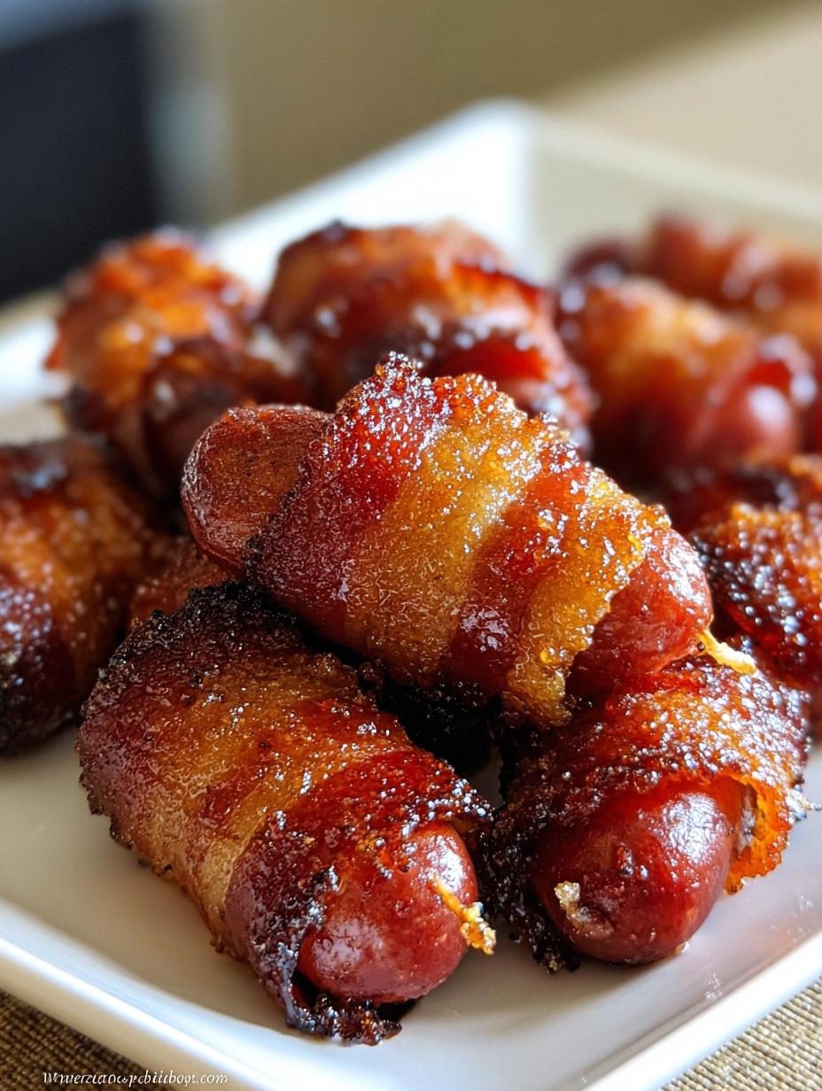 Brown Sugar Wrapped Smokies - detail 2