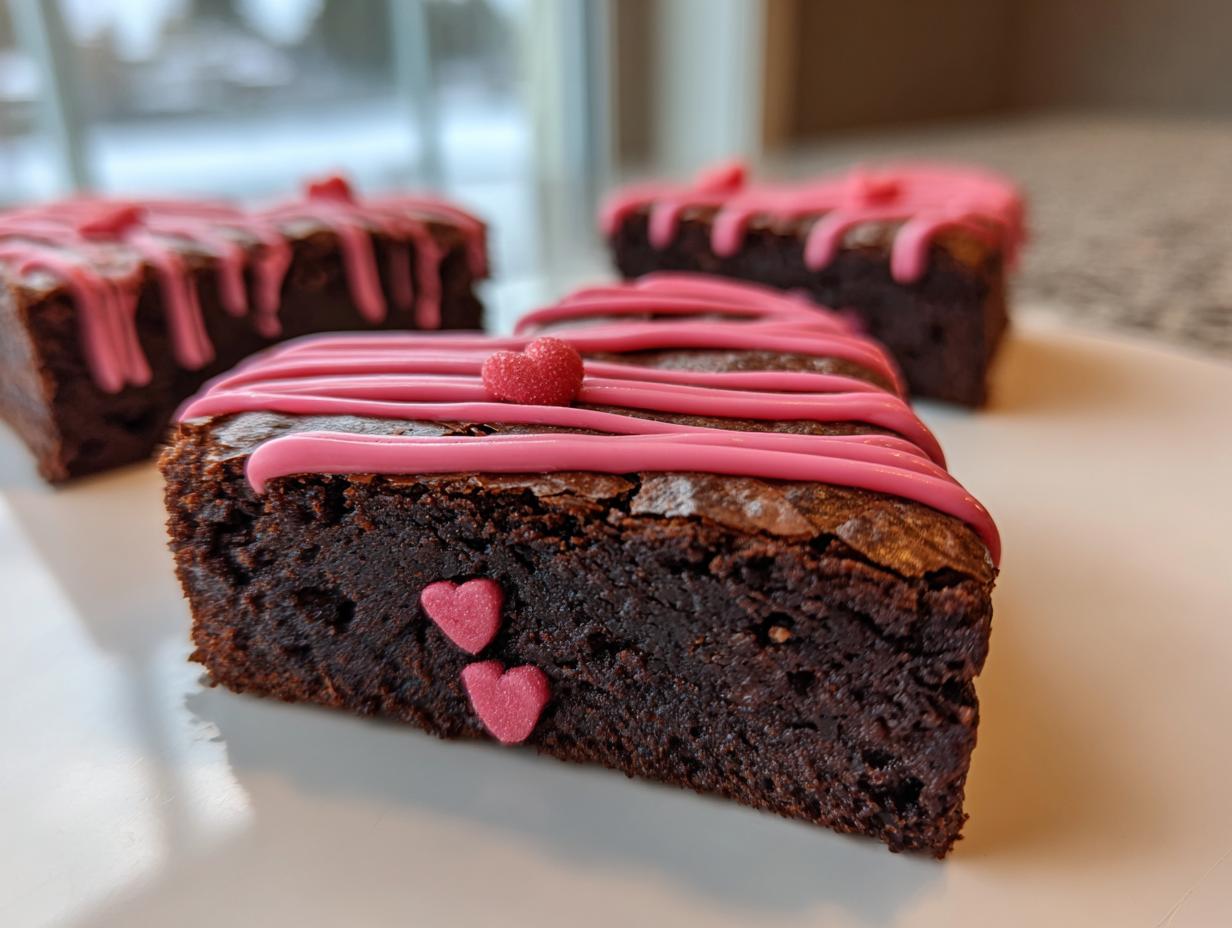 Guaranteed 9 Fudgy Brownie Hearts Tastes Great