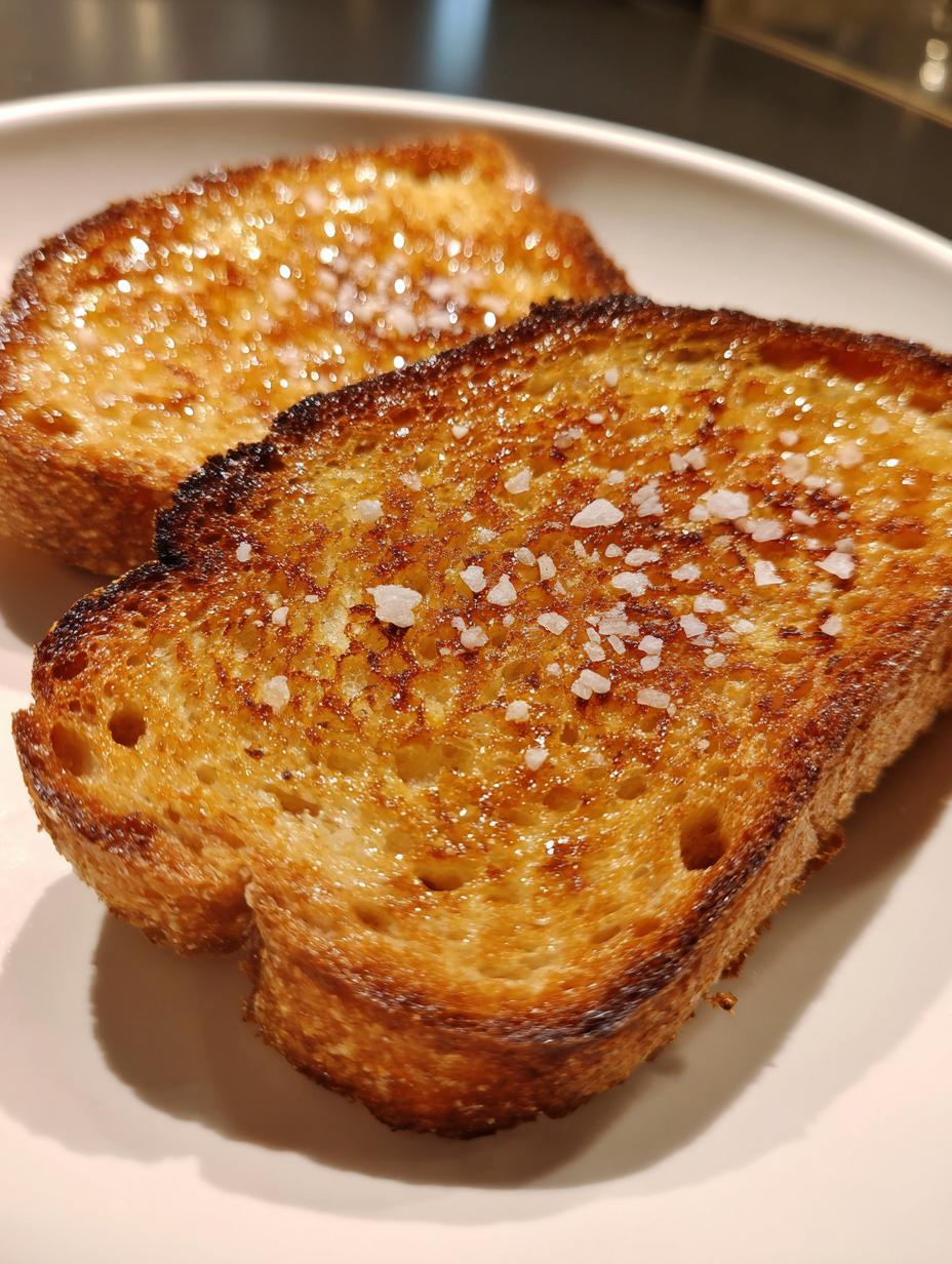 Butter toasted bread - detail 2