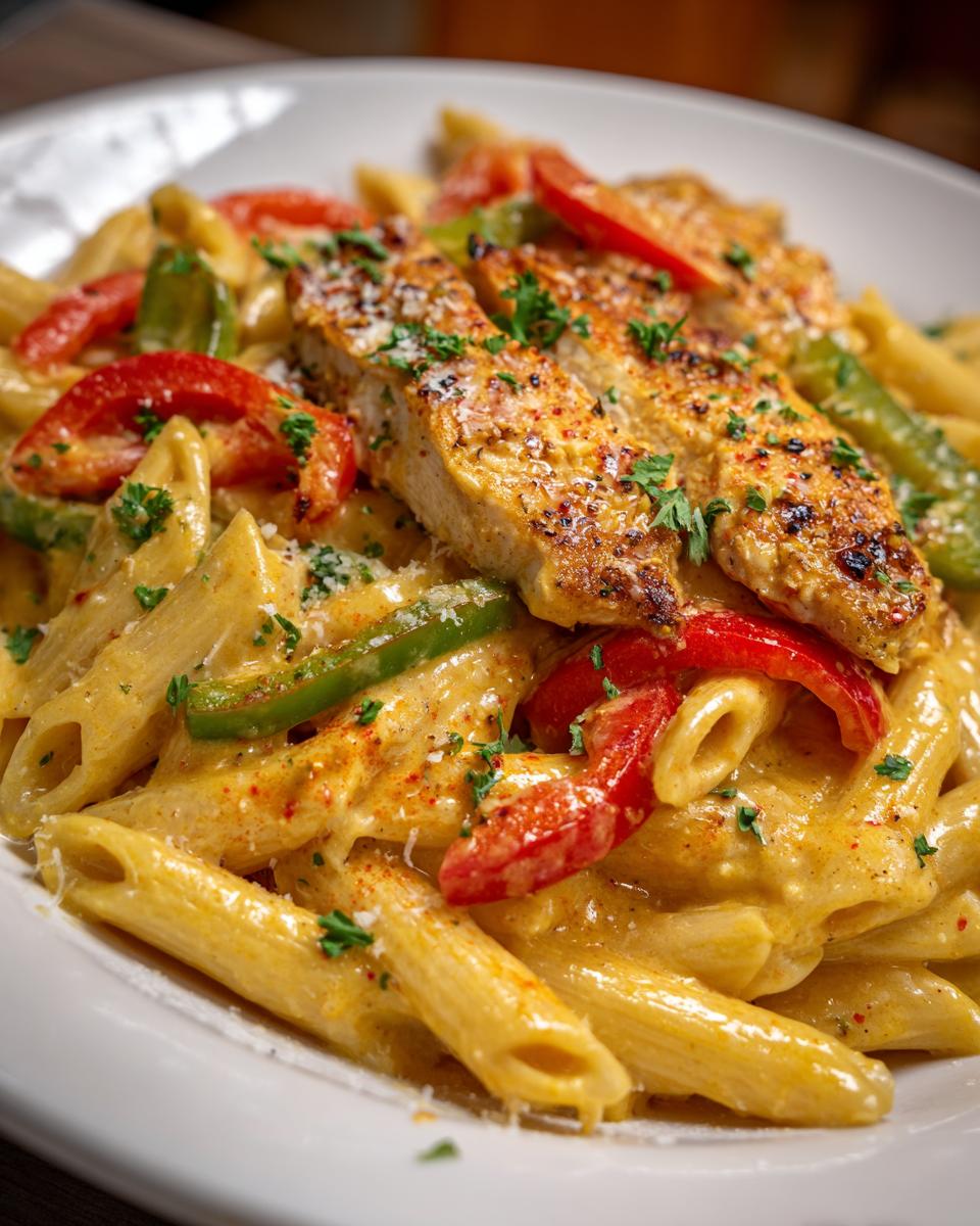 Cajun chicken pasta - detail 1