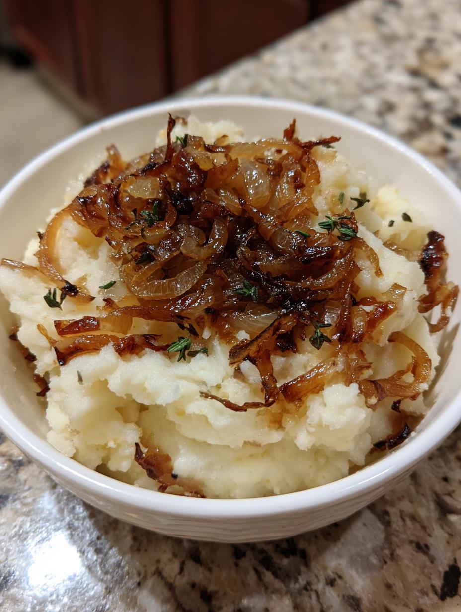 Caramelized Onion Mashed Potatoes - detail 2