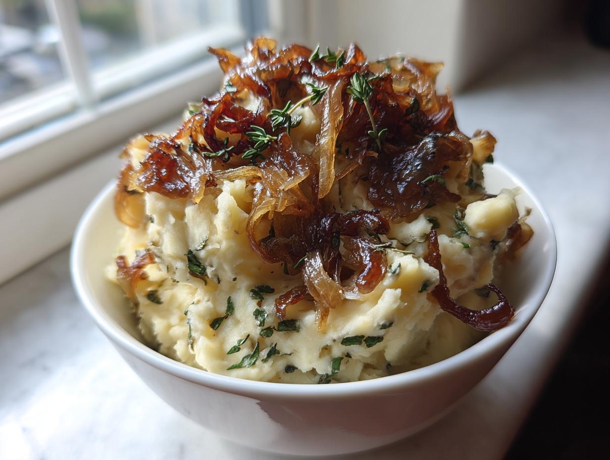 3 Rich Caramelized Onion Mashed Potatoes