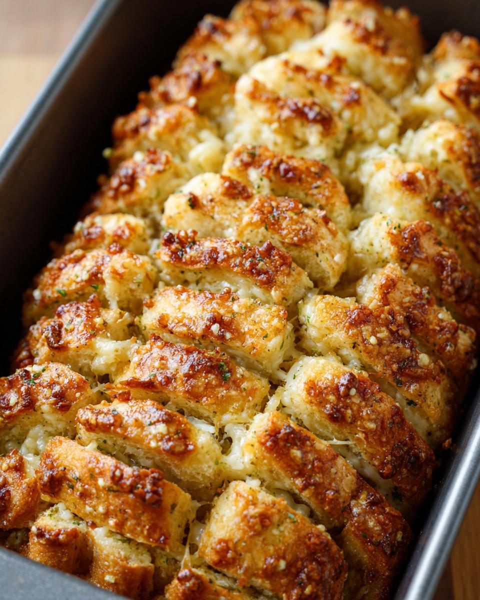 Cheddar Garlic Pull-Apart Bread - detail 1