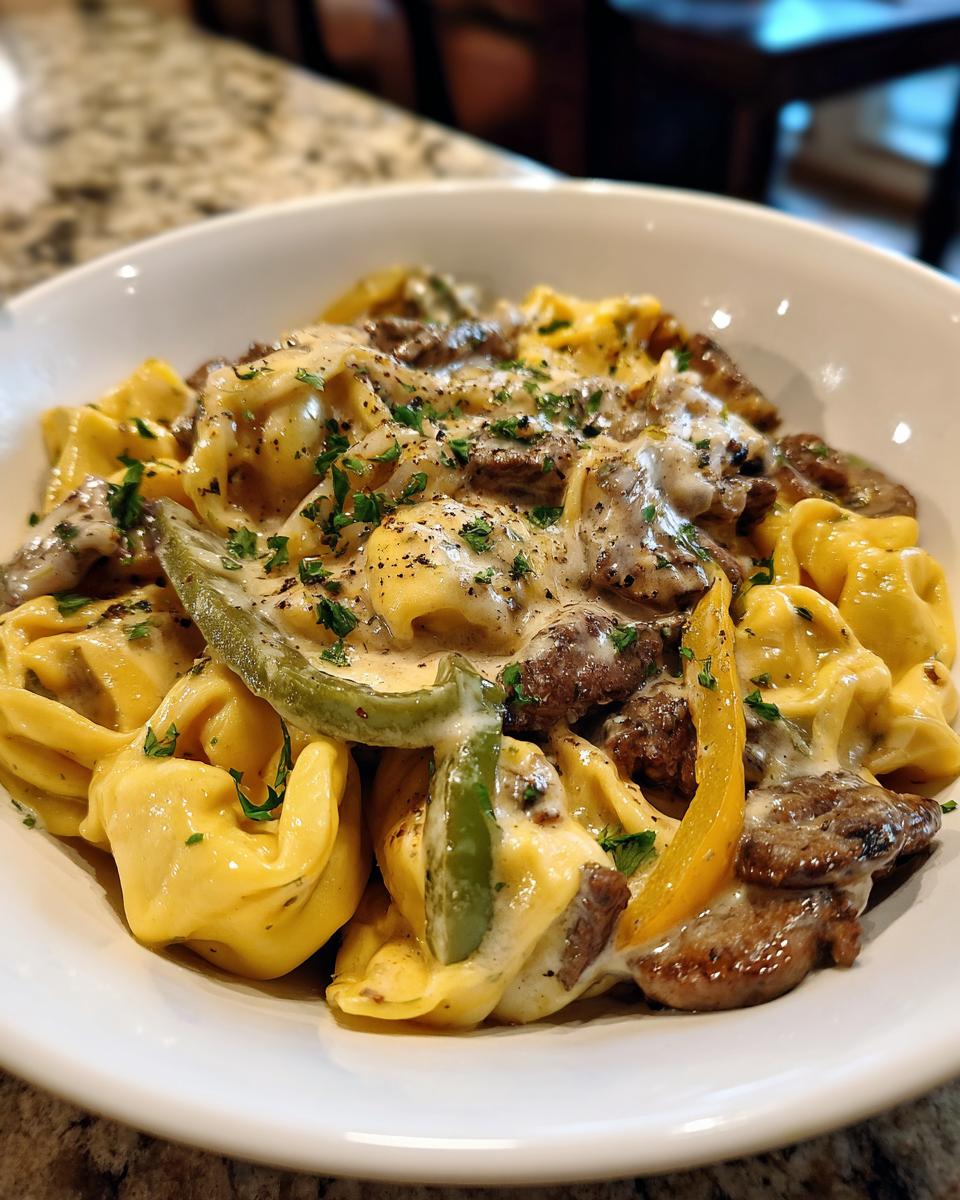Astonishing 1-Pan Cheesesteak Tortellini 4 Cheesesteak Tortellini - detail 1