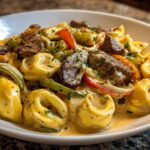 Cheesesteak tortellini