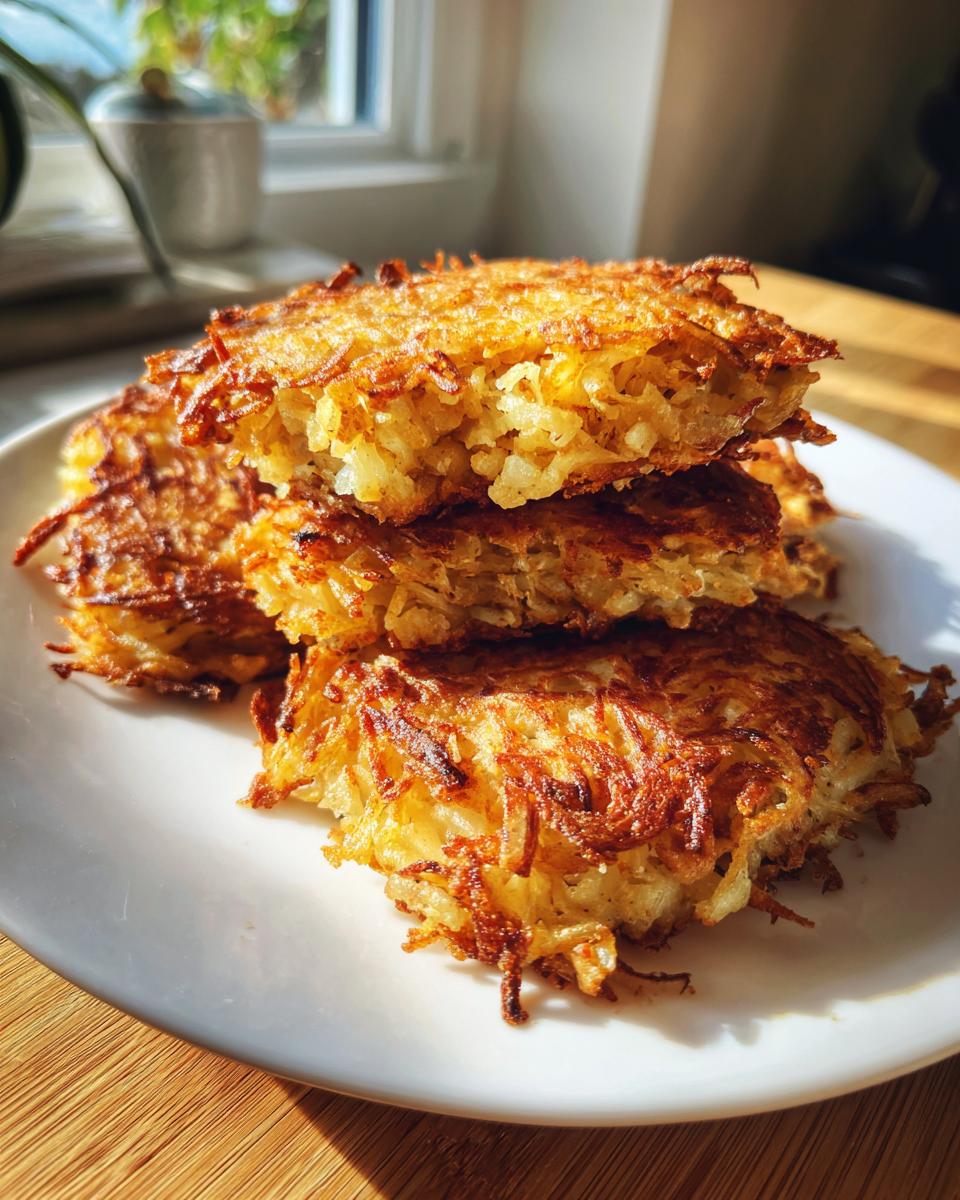 Cheesy Potato Pancakes Crispy Winter Style - detail 1