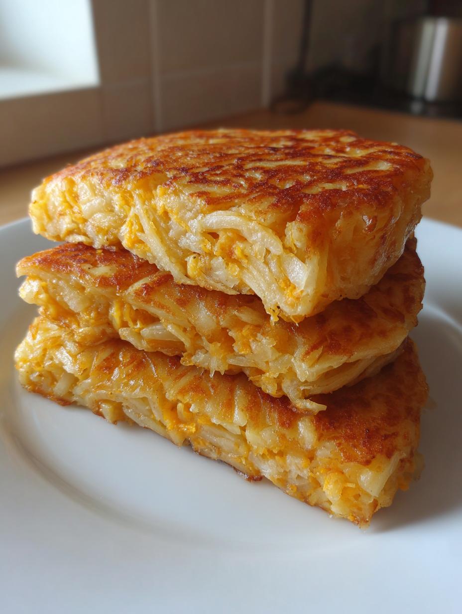 Cheesy Potato Pancakes Crispy Winter Style - detail 2