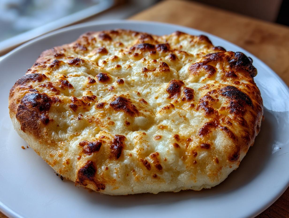 Scrumptious 6-min Cheesy Skillet Flatbread