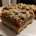 Chewy Caramel Chocolate Oat Bars